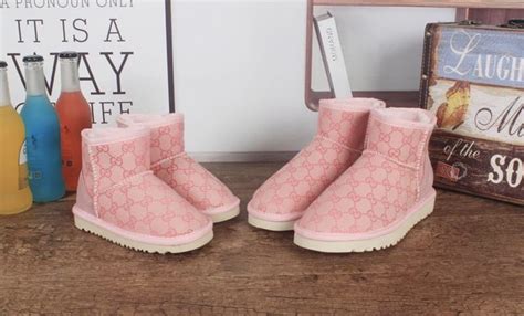 gucci pink uggs|Gucci UGG boots women's.